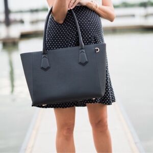 Dagne Dover Black Tote Bag
